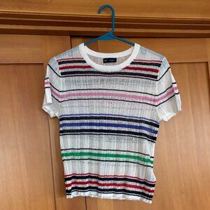GAP Striped sheer top